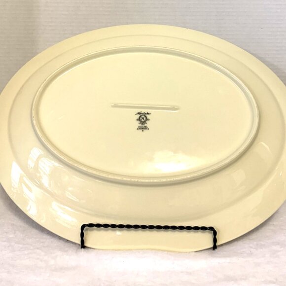 Noritake Normandy 8162 W83 Oval Serving Plate Vintage Serving Dish 13 3/4” - Picture 2 of 5